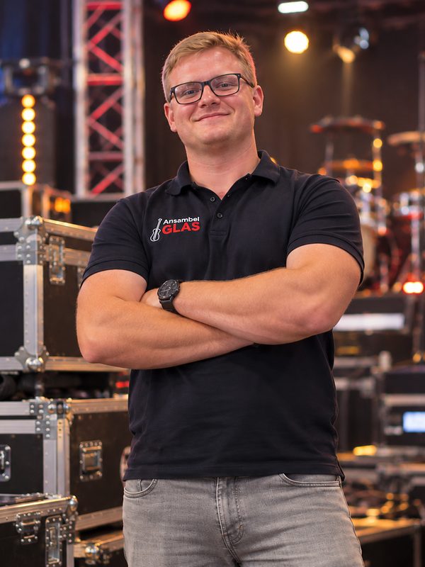 Aljaž Steble – tehnika, Ansambel Glas